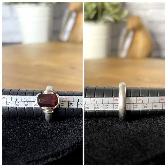 Garnet Vermeil Ring - Picture 9 of 10